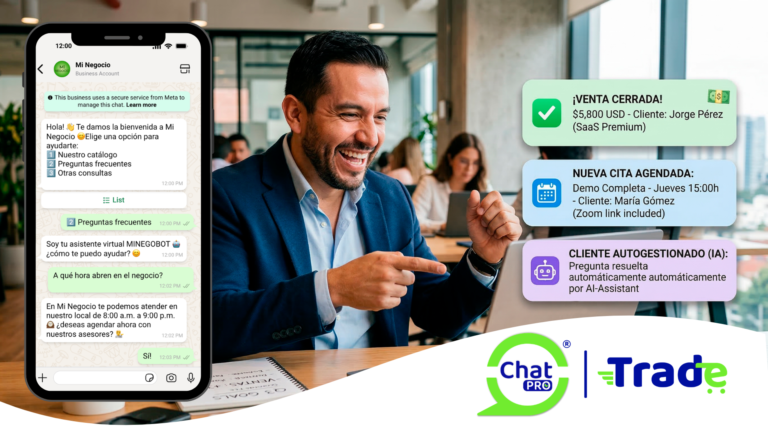 Cómo automatizar WhatsApp para pequeñas empresas y convertirlo en una máquina de ventas con ChatPro Trade®