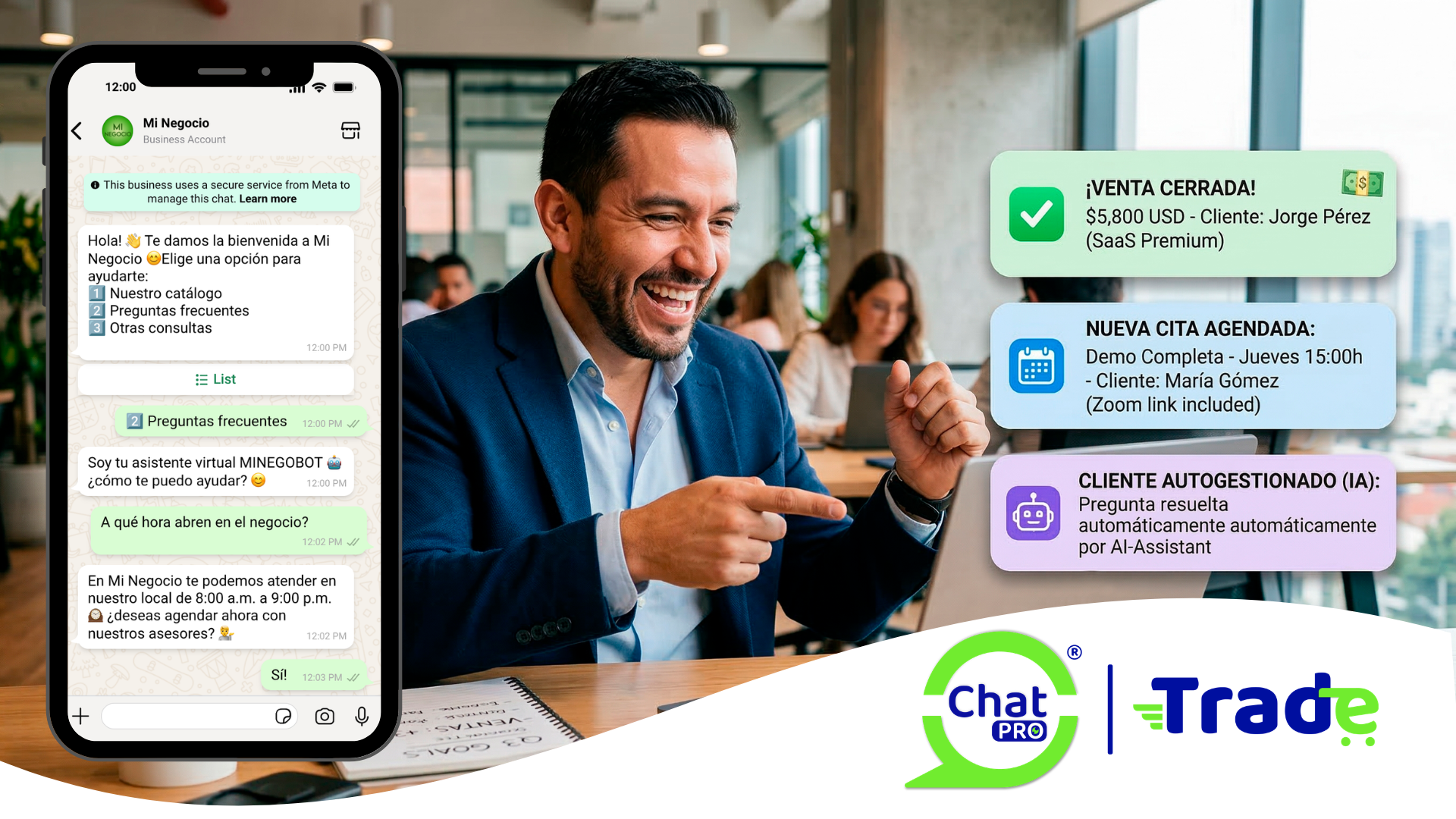 Cómo automatizar WhatsApp para pequeñas empresas y convertirlo en una máquina de ventas con ChatPro Trade®